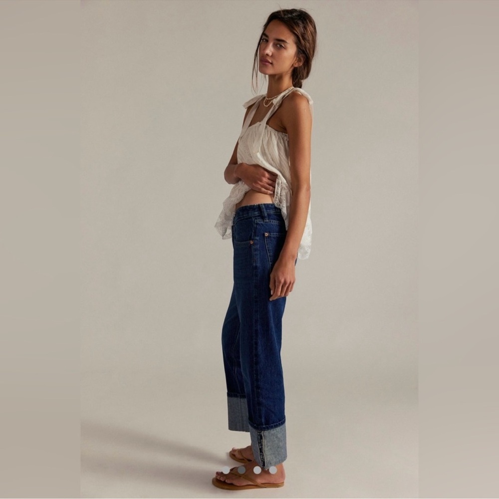 NWT Free People Slade Slim Selvedge Jean - Picture 2 of 4